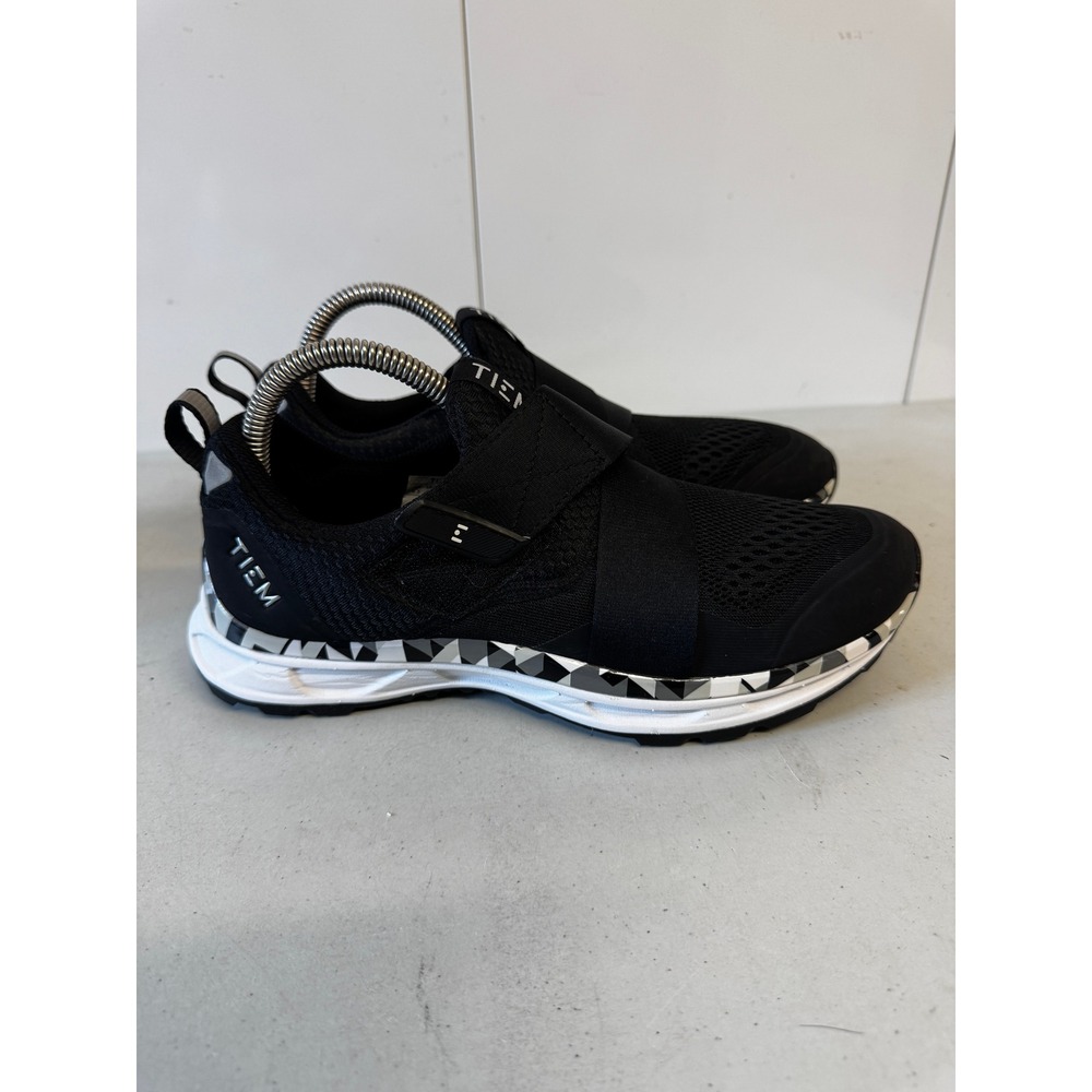 Tiem Slipstream Womens Indoor Cycling Shoes Black SPD Cleat Size 8.5 #100001W